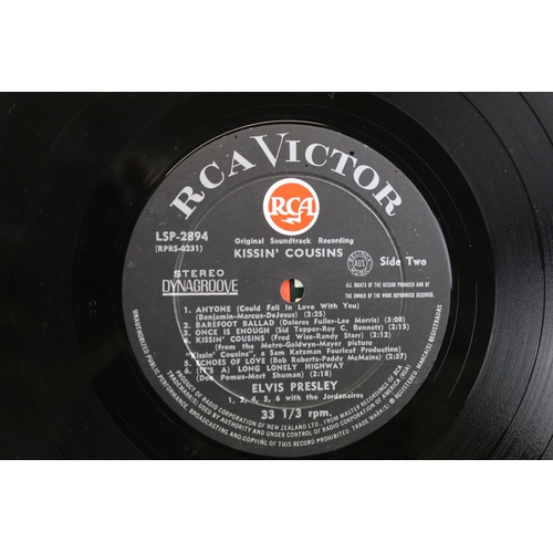 79 - Vinyl - Rock ’N’ Roll - 3 Elvis Presley original New Zealand pressing albums to include: Kissin’ Cou... 