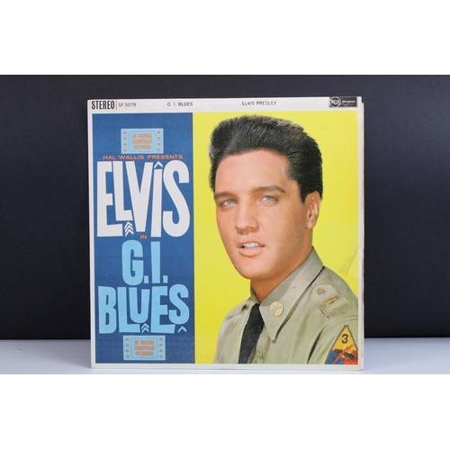 83 - Vinyl - Rock ’N’ Roll - Elvis Presley ‎– G.I. Blues LP on RCA ‎SF 5078. Original UK 1960 west pressi... 