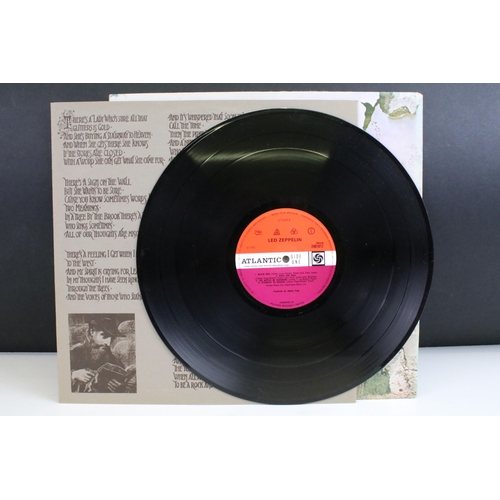 90 - Vinyl - 3 original UK pressing Led Zeppelin LPs all with plum Atlantic labels to include Self Titled... 