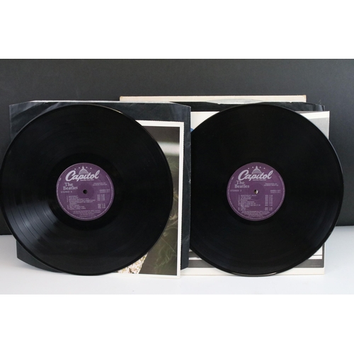 93 - Vinyl - 4 copies of The Beatles White Album to include Canadian Pressing SWBO 101 (poster, 4 picture... 