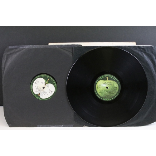 93 - Vinyl - 4 copies of The Beatles White Album to include Canadian Pressing SWBO 101 (poster, 4 picture... 