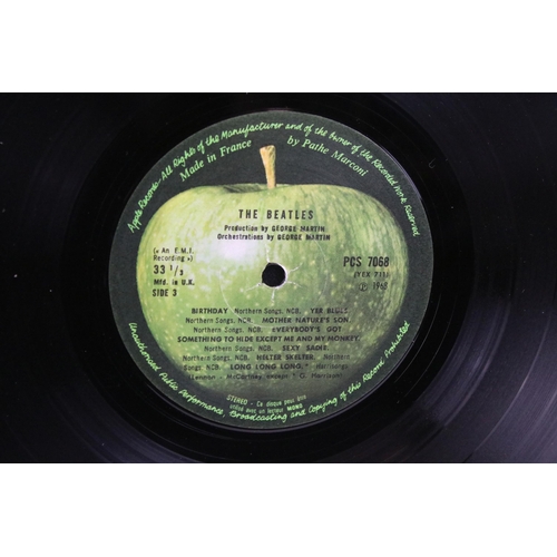 93 - Vinyl - 4 copies of The Beatles White Album to include Canadian Pressing SWBO 101 (poster, 4 picture... 