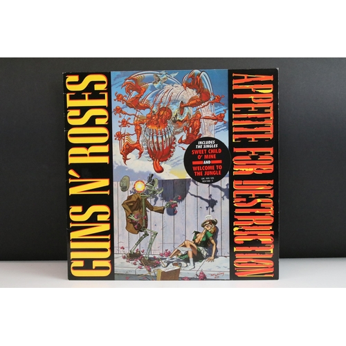 99 - Vinyl - Guns N Roses Appetite For Destruction LP. Original withdrawn sleeve with hype sticker (inclu... 