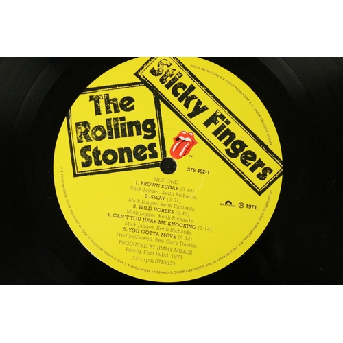 193 - Vinyl - The Rolling Stones ‎– Sticky Fingers, double LP on Rolling Stones Records ‎– 376 484-4 UK 20... 