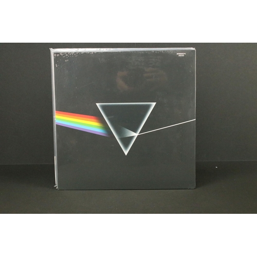 197 - Vinyl / CD's - 3 Pink Floyd Anniversary issues of Dark Side Of The Moon LP albums and one CD box set... 