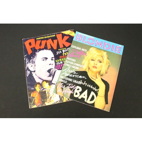 712 - Punk Memorabilia - 5 Punk Fanzines / Magazines (Chainsaw No. 11 - 2 copies (1981) EX, Punk Lives No.... 