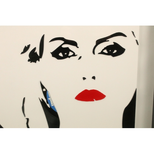 720 - Memorabilia - Framed & glazed Keith Haynes Vinyl Icon Series portrait of Debbie Harry ltd edition 4 ... 