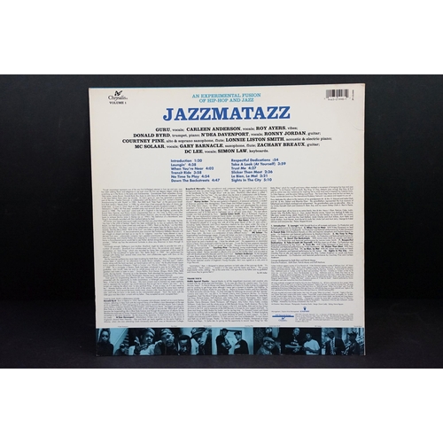 534 - Vinyl - 2 1990s pressing Acid Jazz LPs to include Guru Jazzmatazz (Volume 1) on Chrysalis F1-21998 V... 