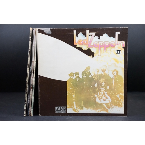 172 - Vinyl - 5 Led Zeppelin LPs to include II (Killing Floor credit, plum Atlantic labels), IV x 2 (one p... 