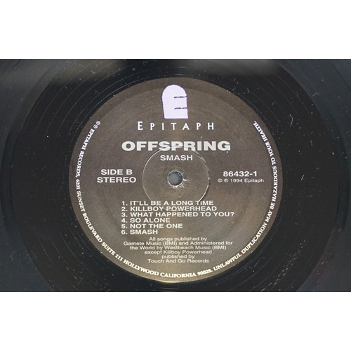 532 - Vinyl - Offspring Smash LP on Epitaph 86432-1. Sleeve Ex (in open shrink), Vinyl Ex+