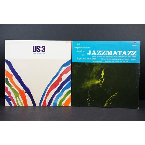 534 - Vinyl - 2 1990s pressing Acid Jazz LPs to include Guru Jazzmatazz (Volume 1) on Chrysalis F1-21998 V... 