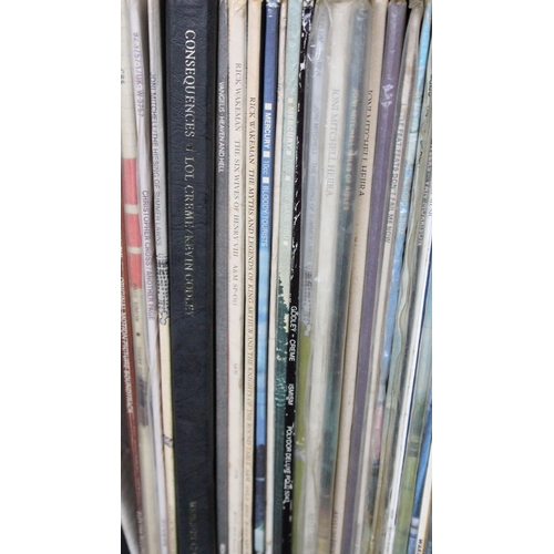 202 - Vinyl - 50 Rock & Pop LPs and 1 box set to include David Bowie x 2, Camel, Yes x 2, Queen, IQ, Roxy ... 