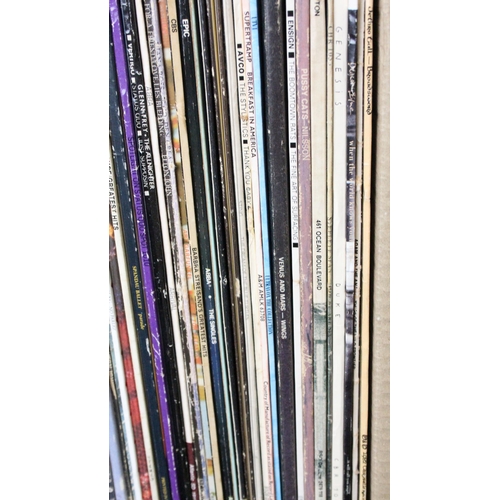 290 - Vinyl - Approx 70 Rock & Pop LPs to include Jethro Tull, The Beach Boys, Deacon Blue, Genesis, Steel... 