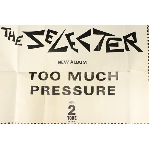 737 - Memorabilia / Poster - The Selecter- Too Much Pressure, original 1980 UK promo poster for their debu... 