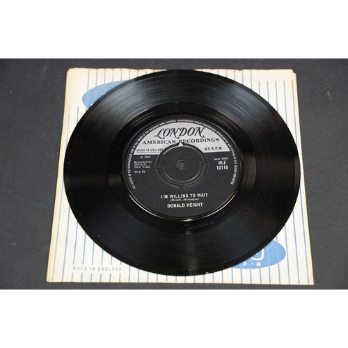 602 - Vinyl - Soul / Mod - Donald Height ‎– Three Hundred And Sixty Five Days / I’m Willing To Wait, 7” si... 