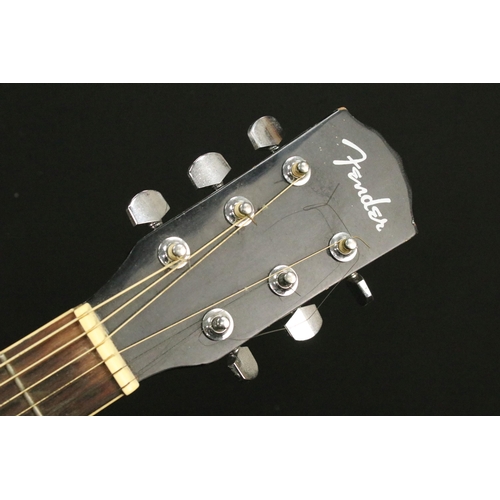 742 - Guitar - Fender DG-3 acoustic guitar in black