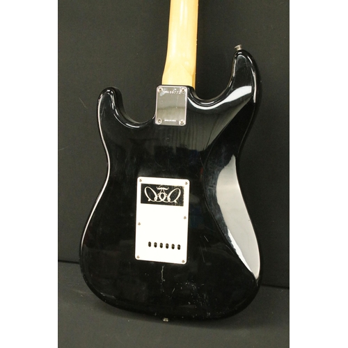 750 - Guitar - Squire by Fender Stratocaster in black