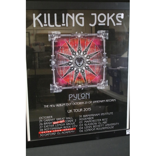 671 - Memorabilia - 5 Killing Joke promo tour posters to include: 1996 German tour and Democracy album pro... 