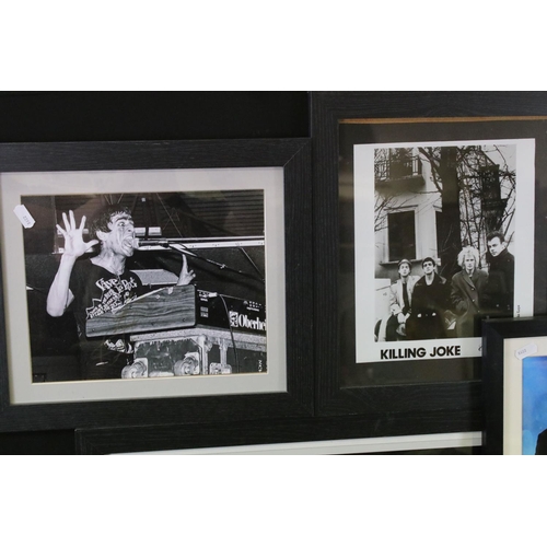 673 - Memorabilia / Autograph - 11 Killing Joke mainly official live photos, to include: Jaz Coleman signe... 