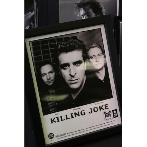 673 - Memorabilia / Autograph - 11 Killing Joke mainly official live photos, to include: Jaz Coleman signe... 