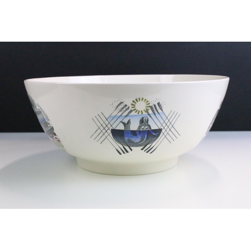 1 - Wedgwood 'The Boat Race Bowl' by Eric Ravilious, Produced in 1975 from the original design by Ravili... 