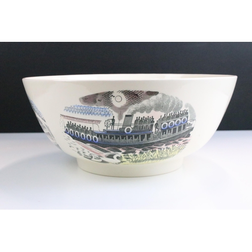 1 - Wedgwood 'The Boat Race Bowl' by Eric Ravilious, Produced in 1975 from the original design by Ravili... 