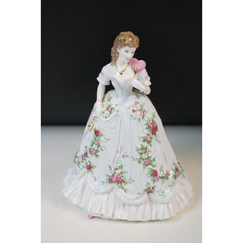 21 - Royal Worcester 'Queen of Hearts' figurine inspired by the Victorian era, Limited edition of 12,500,... 