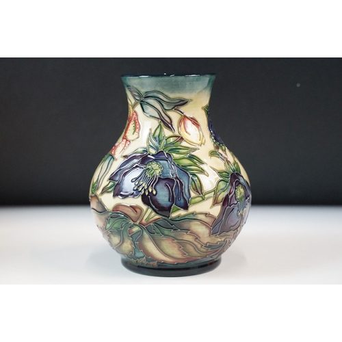 23 - Moorcroft Simeon pattern vase by Philip Gibson 1999, approx. H 20cm, makers mark to base, together w... 