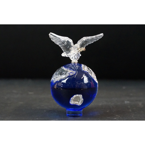 36 - Swarovski crystal, Crystal Planet Vision 2000 of a dove atop the planet with certificate together wi... 