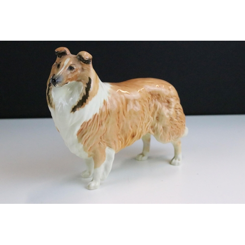 57 - Beswick Persian cat figurine, Royal Worcester Alice and Lara figurines, Royal Copenhagen snowdrop di... 