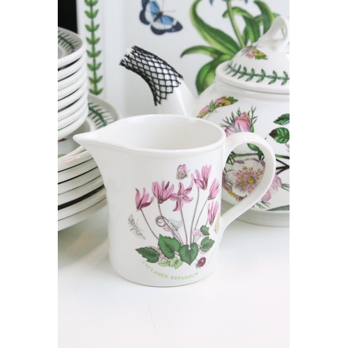 62 - Large collection of Port Meirion, The Botanic Garden tableware to include tea pot, eight fruit bowls... 