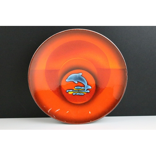 7 - Poole Pottery, Final Edition - The Poole Dolphin charger plate, limited edition of 1000 pieces to ma... 