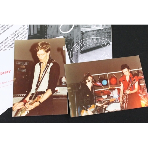 678 - Memorabilia - The Clash, Mick Jones Rock ’N’ Roll library press release with booklet, private view t... 