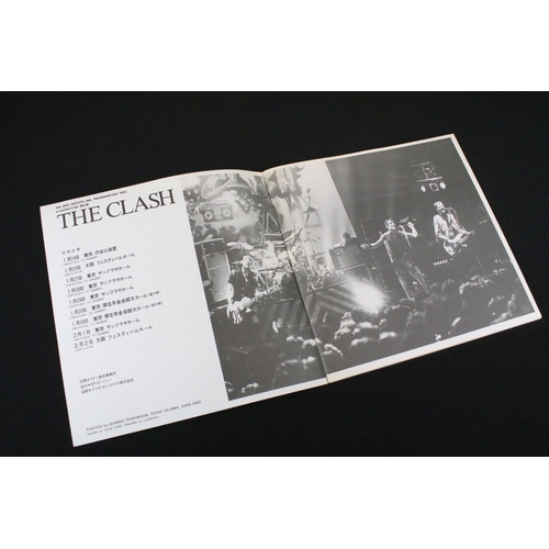 677 - Memorabilia - The Clash original 1982 Japanese tour book in excellent condition