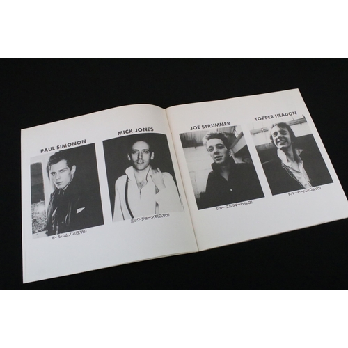 677 - Memorabilia - The Clash original 1982 Japanese tour book in excellent condition