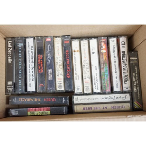 773 - 25 cassettes to include Led Zeppelin, Jeff Beck, The Rolling Stones, The Jimi Hendrix Experience, Th... 