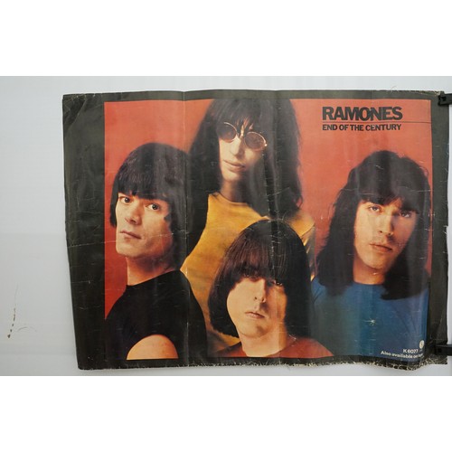 731 - Memorabilia - 8 Punk / New Wave posters to include The Undertones, The Ramones (End Of The Century L... 