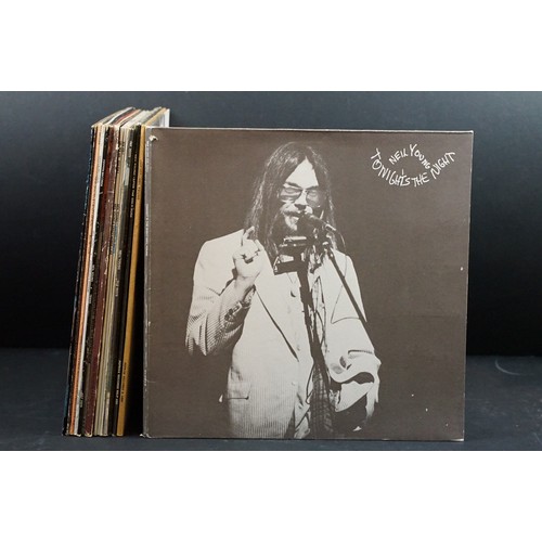 127 - Vinyl - 15 Neil Young LPs spanning his career to include Harvest, After The Gold Rush, Time Fades Aw... 