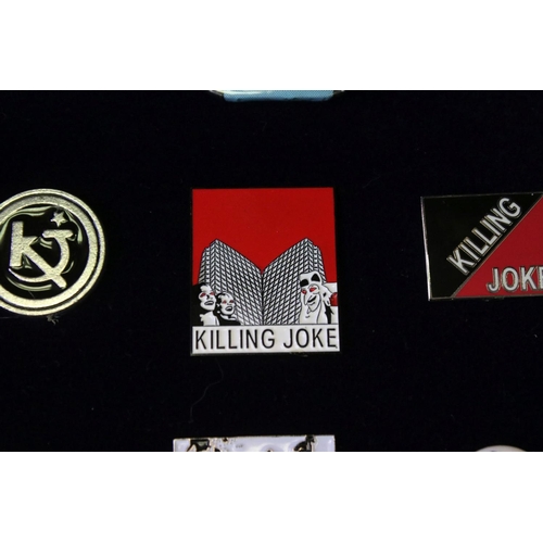 678A - Memorabilia - Approximately 56 original Killing Joke badges spanning their career, including 15 meta... 