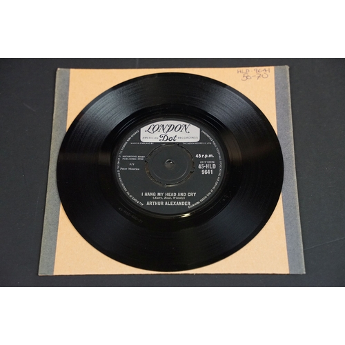 306 - Vinyl - Soul - 3 Arthur Alexander original UK 1st pressing 7” singles on London Records including: A... 