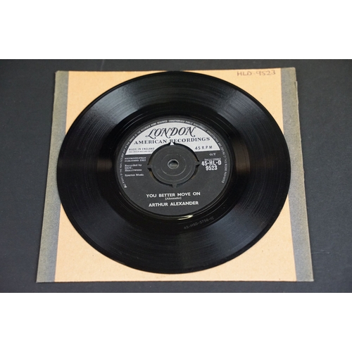 306 - Vinyl - Soul - 3 Arthur Alexander original UK 1st pressing 7” singles on London Records including: A... 