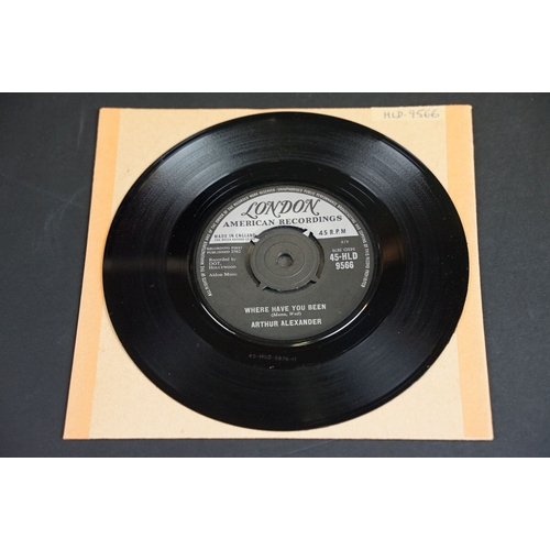 306 - Vinyl - Soul - 3 Arthur Alexander original UK 1st pressing 7” singles on London Records including: A... 