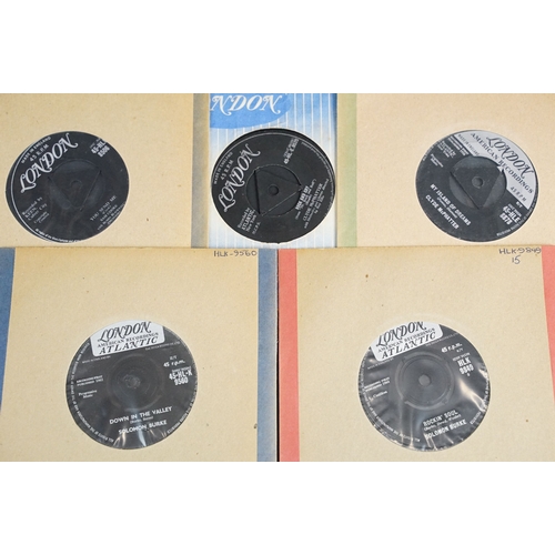 310 - Vinyl - 16 Soul / R&B original UK 1st pressing singles on London Records by male artists including t... 