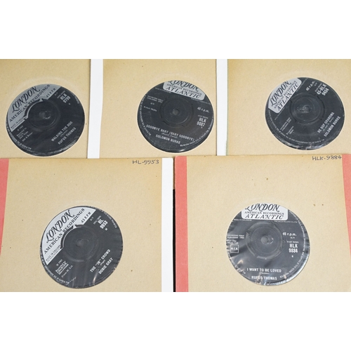 310 - Vinyl - 16 Soul / R&B original UK 1st pressing singles on London Records by male artists including t... 