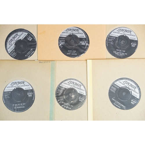 312 - Vinyl - 27 Soul / R&B original UK 1st pressing singles on London Records by male artists to include:... 