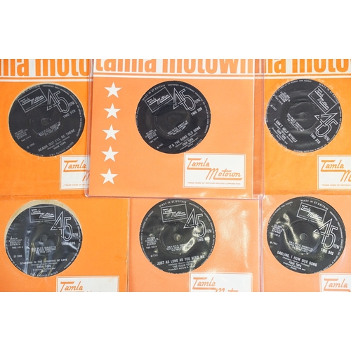 317 - Vinyl - Soul / Motown - 12 The Four Tops UK 1st pressing 7” singles on Motown Records, including TMG... 