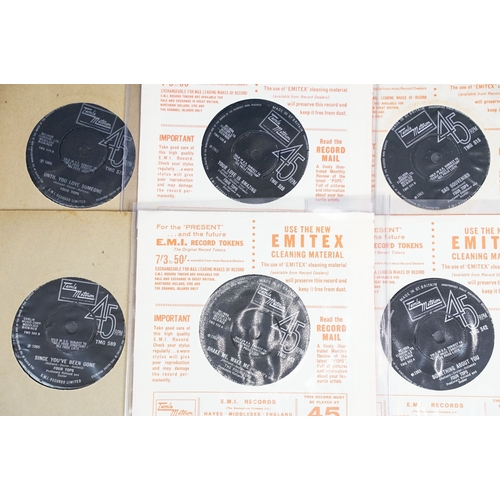 317 - Vinyl - Soul / Motown - 12 The Four Tops UK 1st pressing 7” singles on Motown Records, including TMG... 