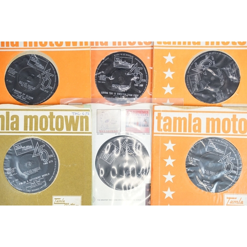 317 - Vinyl - Soul / Motown - 12 The Four Tops UK 1st pressing 7” singles on Motown Records, including TMG... 