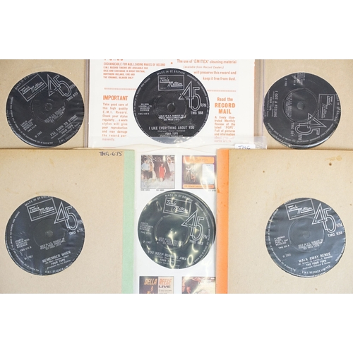 317 - Vinyl - Soul / Motown - 12 The Four Tops UK 1st pressing 7” singles on Motown Records, including TMG... 