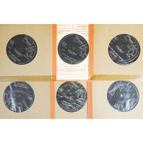 318 - Vinyl - Soul / Motown - 9 The Temptations UK 1st pressing 7” singles on Motown Records, including TM... 